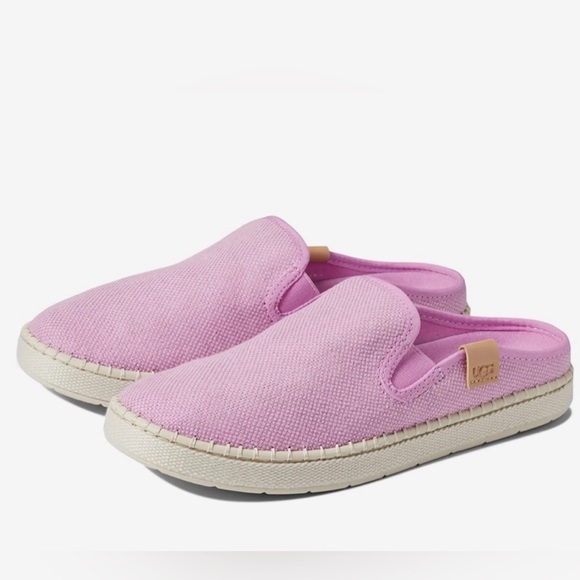 UGG Shoes - UGG Women's Delu pink wildflower slip on flat clogs size 6.5 new